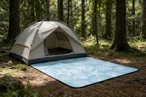 Elegante Tapete de Camping Ecológico, Portátil, Impermeable, Duradero, Anticorrosión, para Viajes al Aire Libre y Playa - Product Image 5