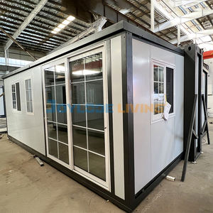 บ้านคอนเทนเนอร์สำเร็จรูปแบบพับได้ขนาด 20-40 ฟุต ปรับแต่งได้ ปลอดภัย ทนทาน มี 2/3/4 ห้องนอน เหมาะสำหรับโรงงาน โรงเรียน ห้างสรรพสินค้า - Product Image 1