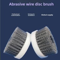 Brosse à disque abrasive DIY Youda importée, poils en nylon DuPont, carbure de silicium, pour polissage de surface, usage industriel, 50 mm