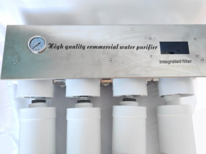 Thương mại cấp 600-1200gpd điện RO Máy lọc nước tự làm sạch Tích hợp bộ lọc hai chiều ngược bồn rửa chén nước tinh khiết - Product Image 4