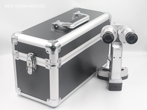 Microscope à fente LED portable InnoVue Opto PSL-1 avec conception portable pour examen ophtalmique et vétérinaire, couleur argent - Product Image 5