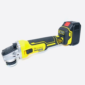 Juego de 4 Herramientas Eléctricas Combinadas, Martillo Angular sin Escobillas, Destornillador de Litio, Taladro Inalámbrico, Amarillo MT125B - Product Image 1