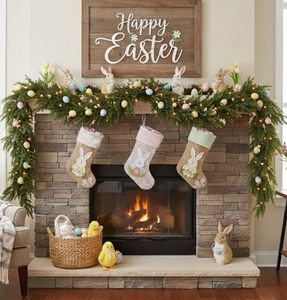 Ghirlanda di Pino Norfolk Artificiale Realistica da 2,7 m, Effetto Naturale, Spessa e Sfumata, per Decorazioni Pasquali e Natalizie, Lunga e Morbida - Product Image 2