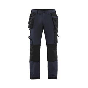BLAKLADER - 152216458699C62 Pantalones Craftsman Elásticos en 4 direcciones Azul marino oscuro/Negro-PANTALÓN DE TRABAJO EAN 7330509723517 - Product Image 1