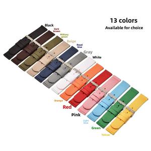 Factory Wholesale Nylon Watch <b>Strap</b> for 18mm 20mm 22mm 24mm Universal Pin Buckle Scratch-resistant Watch Band - Product Image 4