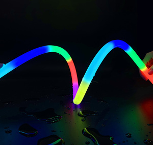 BERIXDEEP RGB IC 360 °   Bande <span class=keywords><strong>LED</strong></span> néon adressable étanche 24V, flexible et pliable, pour extérieur, modèle Round 25 <span class=keywords><strong>Neon</strong></span> - Product Image 6
