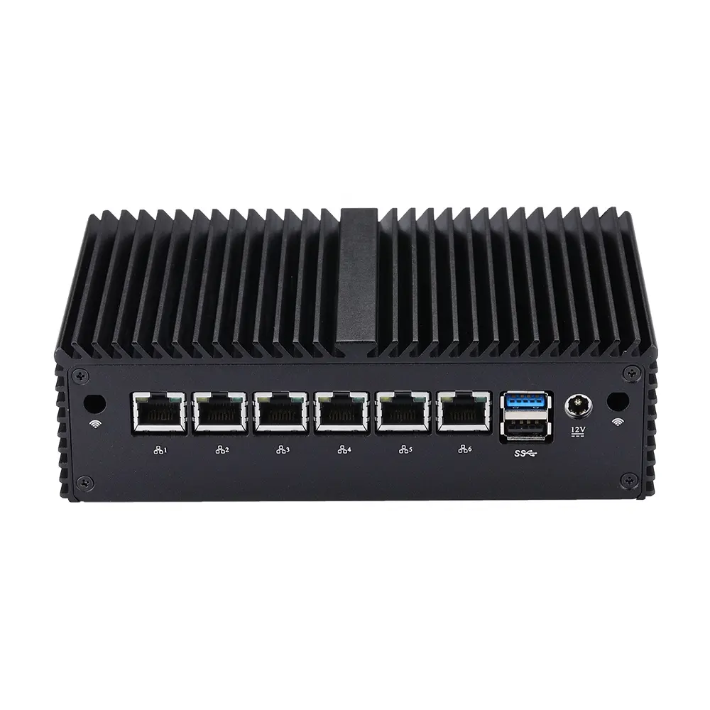 Qotom 6 – Mini PC de bureau Ethernet Q190G6 J1900, emplacement pour carte SIM, Micro PC, serveur, signalisation numérique, routeur POS, Mini ordinateur sans ventilateur