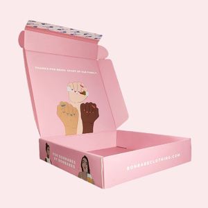 Wholesale Large Custom Color <b>Cardboard</b> Paper Mailing Apparel <b>Boxes</b> Custom Logo Printed Corrugated Shipping Packaging <b>Boxes</b> - Product Image 4