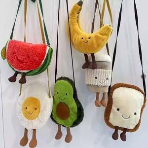 Bolso bandolera Jellycats Cattle Bag Ode con diseño de oso para muñecos de peluche, con cremallera, de algodón, para mujer, venta al por mayor - Product Image 2