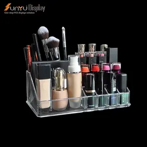 Professional Custom Acrylic Lipstick Display Stand Custom Cosmetic Plexiglass Display Rack