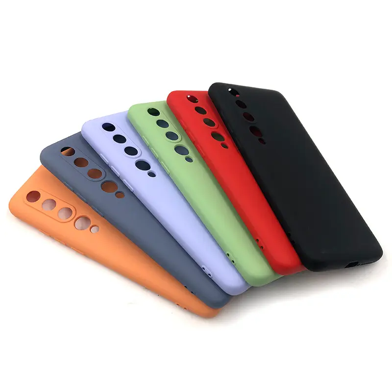 Funda de silicona arcoíris para teléfono móvil, carcasa de silicona líquida para poco m2 f1 NOTE 10 pro POCO C3