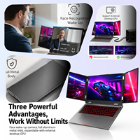 Ordinateur portable professionnel neuf, écran triple étendu, double écran 10,5 pouces, Intel Core i5 12e génération, 16 pouces, OEM