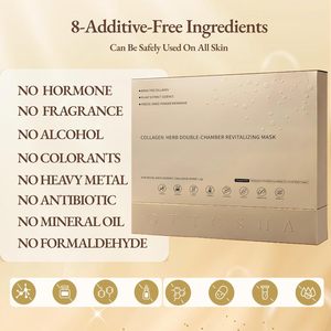 Nouvel arrivage MSA <span class=keywords><strong>Bio</strong></span> Active Protéine Complexe Collagène Masque facial à double chambre Masque facial réparateur en feuille pour la peau après l'intervention - Product Image 6