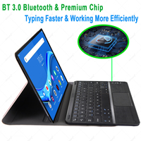 Tablet Touchpad klavye için Lenovo Tab P11 Pro 11 11.5 M10 artı FHD HD 2nd portekizce klavye durumda