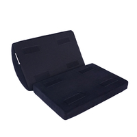 Coussin de repose-pieds rectangulaire réglable en mousse à mémoire de forme gonflable, écologique et personnalisable pour la maison, le bureau, l'avion