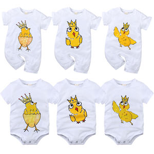 Ucuz bebek giysileri örgü tulum yaz yenidoğan giyim kısa kollu erkek bebek kız pamuklu giysiler Bodysuit yeni doğan tulum - Product Image 2
