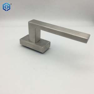 Poignée de porte de fenêtre en acier inoxydable de conception d'hôtel moderne carré - Product Image 1