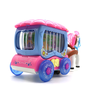 Bambini Elettrico Serie di Cartoni Animati Ruota Universale Magia di Trasporto Giocattoli Con Musica e Luci Colorate - Product Image 6