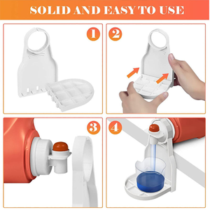 น้ำยาซัก<span class=keywords><strong>ผ้า</strong></span>หยดจับถาดวางถ้วยที่ใส่สบู่เครื่องทำน้ำยาปรับ<span class=keywords><strong>ผ้า</strong></span>นุ่มอุปกรณ์จัดระเบียบภาชนะบรรจุของเหลวในอ่าง - Product Image 5