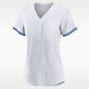 Jersey Baseball Sublimasi Kustom Berkualitas Tinggi, Jersey Tim Baseball Kota, Kaos Jersey V-Neck Bernapas, Jersey Baseball Remaja - Product Image 1