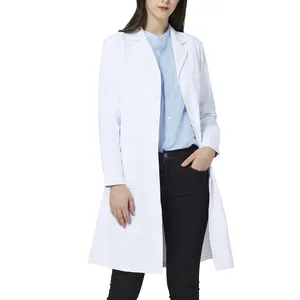 为女性定制设计白色实验室外套专业医生制服医院擦洗医生制服