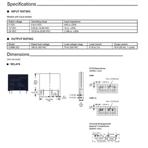 Cxcw <span class=keywords><strong>G3MB</strong></span>-<span class=keywords><strong>202P</strong></span>-5V 240VAC 12V 24V 3-24V <span class=keywords><strong>G3mb</strong></span> รีเลย์ <span class=keywords><strong>G3mb</strong></span>-<span class=keywords><strong>202p</strong></span>-12v 4ขา - Product Image 6