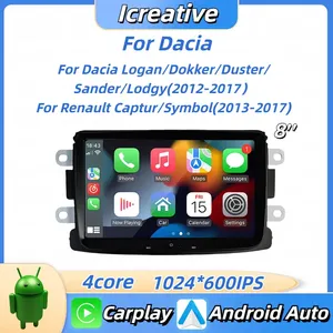 Autoradio Android GPS Double Din Écran Tactile pour Renault/<span class=keywords><strong>Dacia</strong></span> Logan/Dokker/Duster/<span class=keywords><strong>Sandero</strong></span>/Lodgy/Captur/Symbol - Product Image 2
