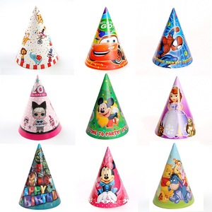 Chapeau de fête d'anniversaire pour enfants, en papier, design triangle pointu, fournitures de fête multi-occasions pour les enfants d'un an - Product Image 3