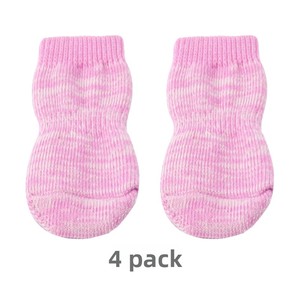 Jianbo 1 Classic Luxury Winter Eco-friendly Pet Shoes Chaussettes d'intérieur en latex déperlantes antidérapantes <span class=keywords><strong>pour</strong></span> grands chiens - Product Image 6