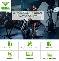 Tapis de sol de gym en caoutchouc PU/EPDM 1m x 1m, imperméable, durable, écologique et inodore, économique pour les centres de fitness