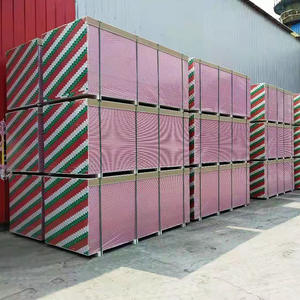 Panneau de gypse résistant au feu taille standard <span class=keywords><strong>isolation</strong></span> <span class=keywords><strong>phonique</strong></span> réduction du bruit cloison de plafond et murs extérieurs plaque de plâtre - Product Image 6