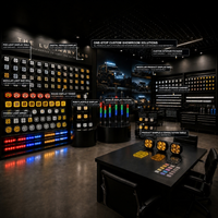 Showroom clé en main pour l'éclairage des véhicules tout-terrain avec présentoirs de produits en gros et aménagement intérieur personnalisé