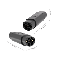 Adaptateur GDON Type 2 vers GB/T 32A 250V AC, convertisseur de charge EV, Mennekes vers GBT 3 phases pour véhicules électriques chinois