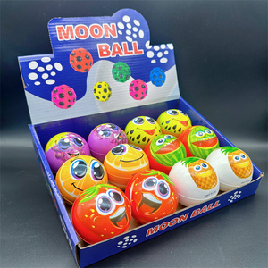 HAPU Factory Dog Interactive Pet Toy 70mm Fruit Color PU High Bounce Moon Ball <b>Bite</b> Training Fun Stocked - Product Image 6