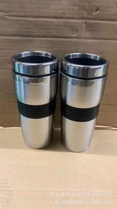 Stainless Steel Vacuum Tumbler Double Wall Insulated Travel Mug With Lid Minimalist Design Straight Cup For <b>Hot</b> Cold <b>Drinks</b> - Product Image 3
