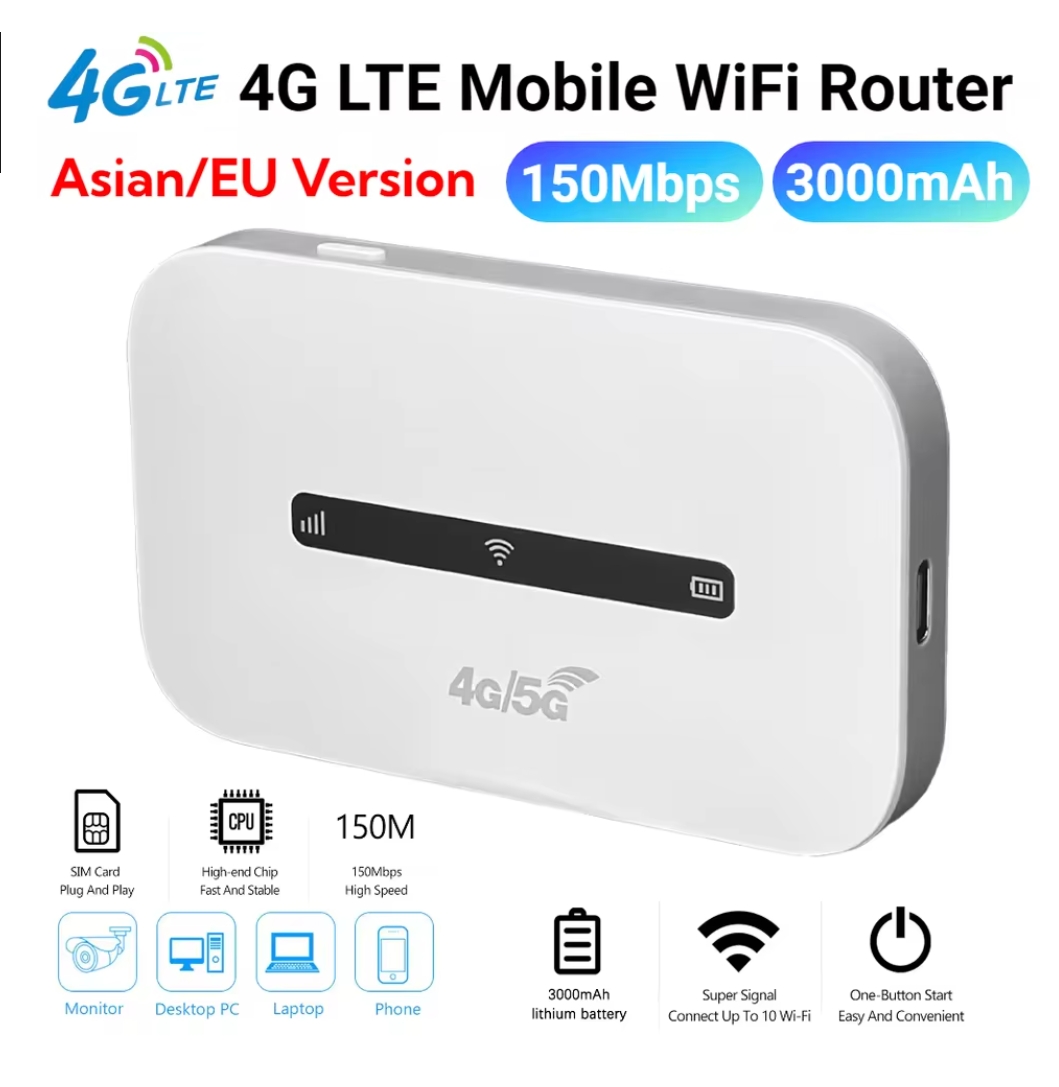 4G LTEモバイルWiFiルーター150Mbpsワイヤレスインターネットルーター