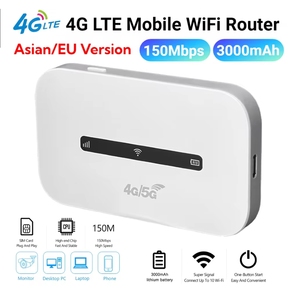 4G LTE Di Động Wifi Router 150Mbps Không Dây <span class=keywords><strong>Internet</strong></span> Router Với Khe Cắm Thẻ <span class=keywords><strong>Sim</strong></span> Túi Di Động Hotspot Cho Nhà Văn Phòng Xe Du Lịch - Product Image 2