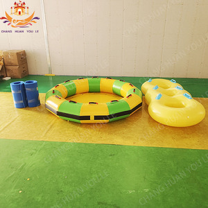 Nước đi bè thuyền <span class=keywords><strong>Inflatable</strong></span> Trắng Nước bè để bán công viên nước trượt vòng tùy chỉnh Mũ livery sông bè - Product Image 5