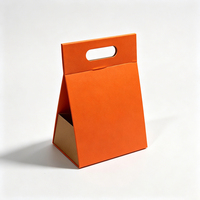 Scatola Regalo Pieghevole in Cartone dal Design Vivace con Manico, Elegante Custodia per Esposizione e Conservazione