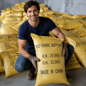 Sulfato Ferroso Polivalente (PFS/SPFS) en Polvo de Alta Pureza <span class=keywords><strong>Fe2</strong></span>(SO4)<span class=keywords><strong>3</strong></span>, Venta Caliente, Suministro de Fábrica, Sulfato Ferroso para Tratamiento de Agua - Product Image 4