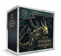 Boîte de rangement AuraVault en acrylique ultra-transparente, qualité muséale, avec couvercle magnétique, protection UV, pour usage domestique