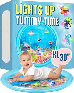 แผ่นรองน้ำสำหรับเด็กเล่นแบบเป่าลมขนาด 30 นิ้ว พร้อมไฟ LED สำหรับเด็กทารก - Product Image 1