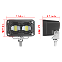 SAE J583  Faros Antiniebla Blancos Sae, 3 Luces LED, Accesorios de Iluminación para Automóviles, Kit de Luces LED para Coche