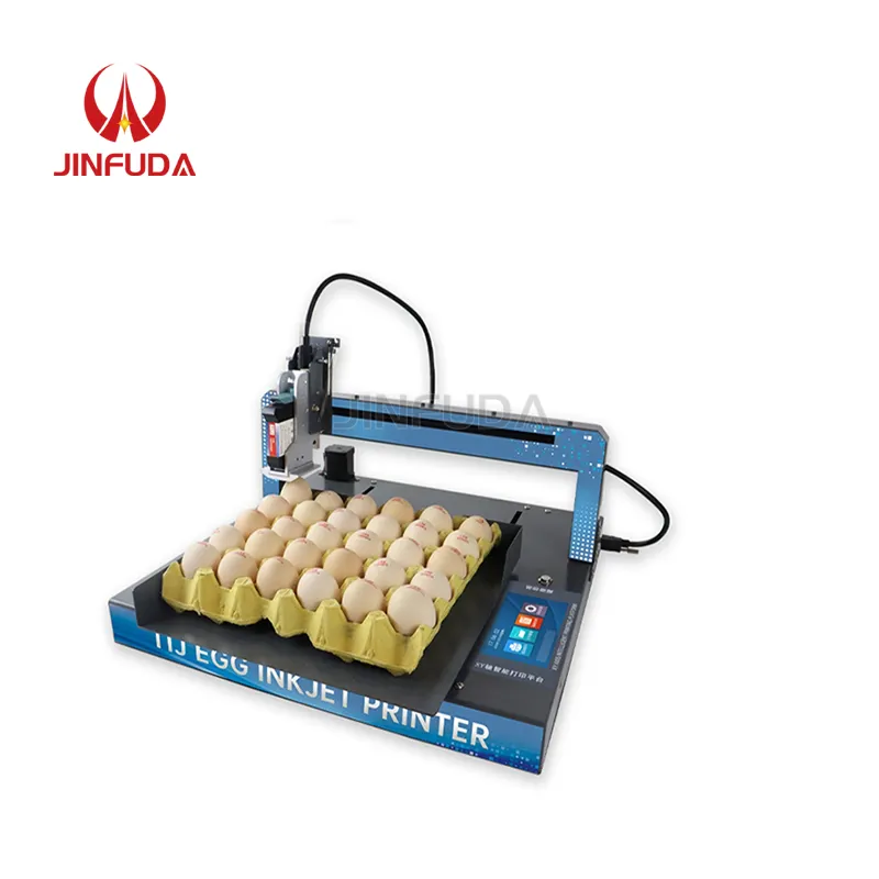 卵印刷機/卵日付プリンター/卵プリンター耐久性インクジェット卵コード印刷機