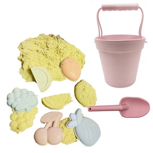 2024 CPC Kangde stampi sabbia estate spiaggia e giardino Set BPA Free Silicone bambino spiaggia giocattoli Set - Product Image 5