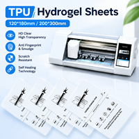 Film protecteur en hydrogel TPU transparent HD auto-réparateur, taille et motif personnalisés, 120*180, couverture intégrale, matériau flexible pour découpeuse