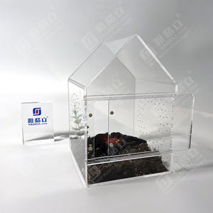 Enclos transparent pour tarantule, enclos pour reptiles, terrarium pour araignées, cage pour tarantule, uniquement pour l'exposition - Product Image 1
