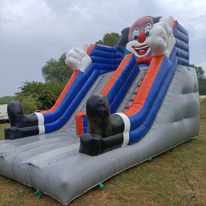 Toboggan gonflable commercial <span class=keywords><strong>à</strong></span> thème <span class=keywords><strong>clown</strong></span> pour enfants, château gonflable extérieur avec piscine pour enfants et adultes - Product Image 2