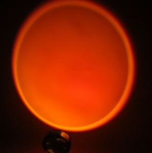 Lámpara de proyección de ambiente LED creativa moderna efecto atardecer cuerpo ABS sombra negra para decoración de sala de estar Internet en vivo - Product Image 3