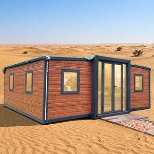 Maison conteneur pliable écologique de conception sud-estasiatienne 20ft/40ft avec conception prête pour l'installation de panneaux solaires pour bureaux et hôtels - Product Image 2